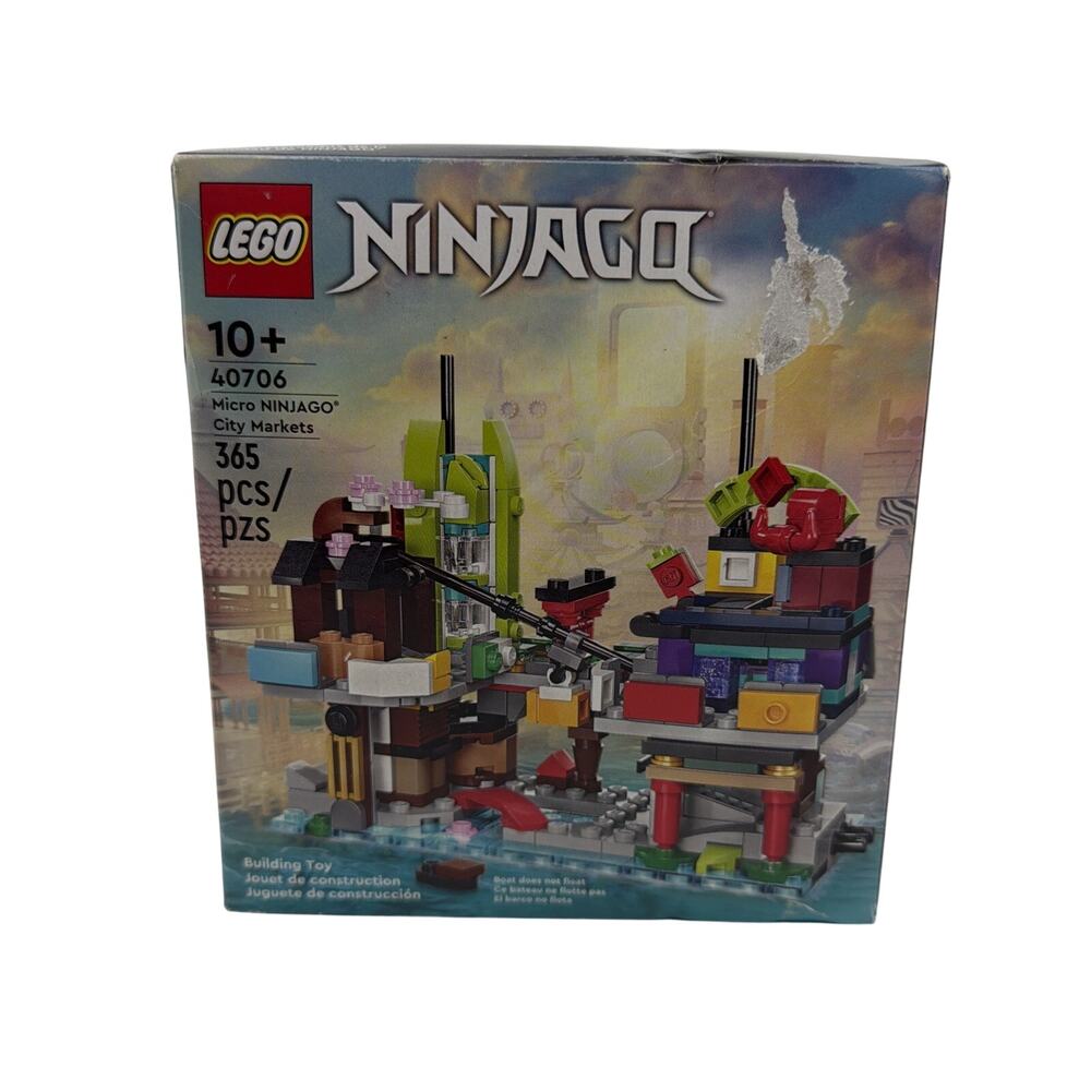 LEGO 40706 Micro NINJAGO City Markets Limited Edition GWP New Sealed NIB Set